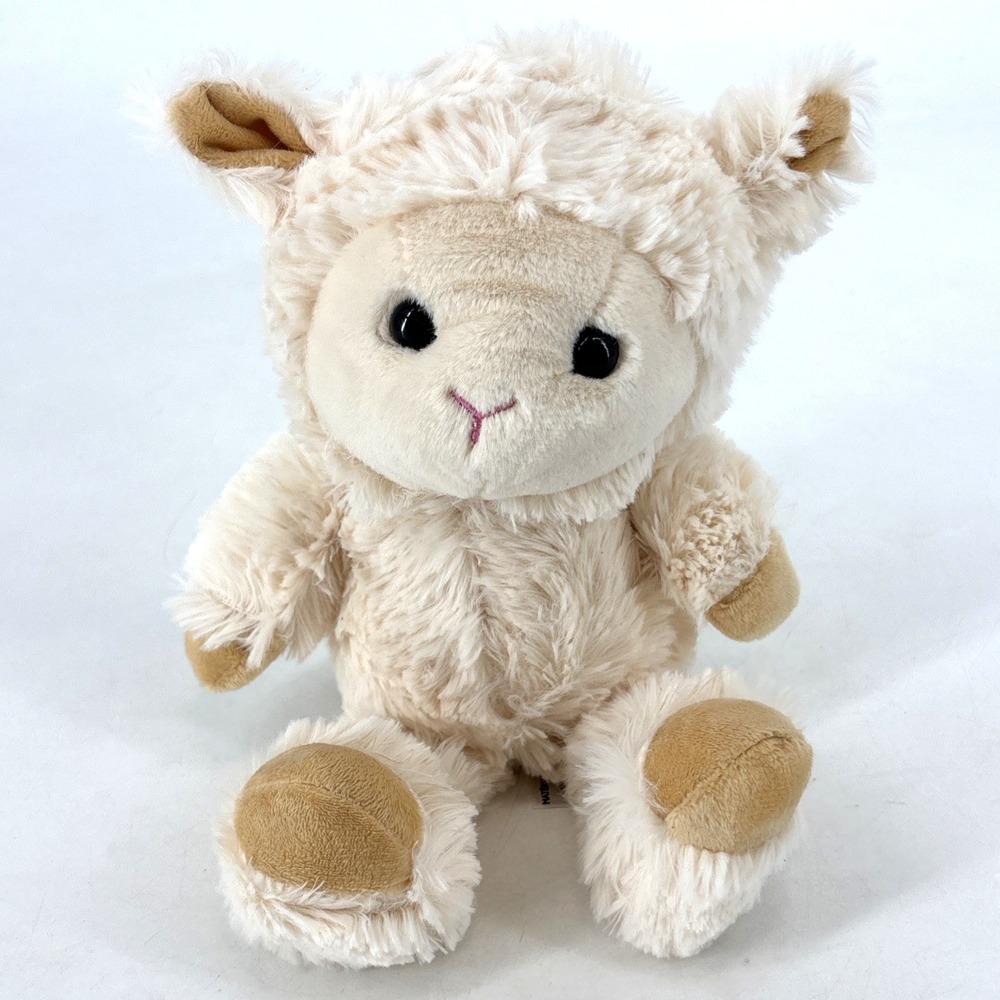 Animal Adventure Plush Lamb Sheep Cream White Baby Toy Animal 2022 Carrot Feet‎